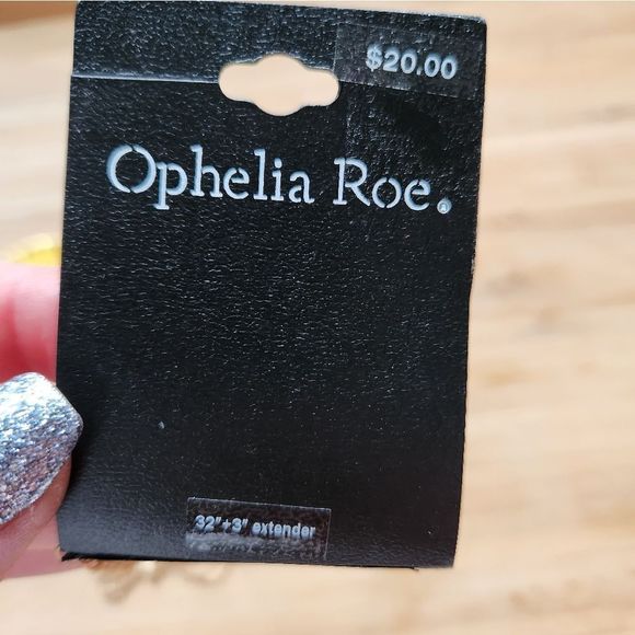 Ophelia Roe long length statement Necklace costume jewelry 32" - Picture 5 of 6